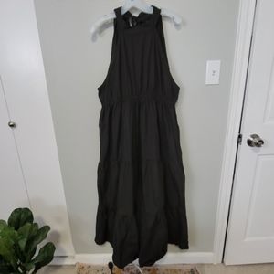 Boohoo Tiered Midi Dress